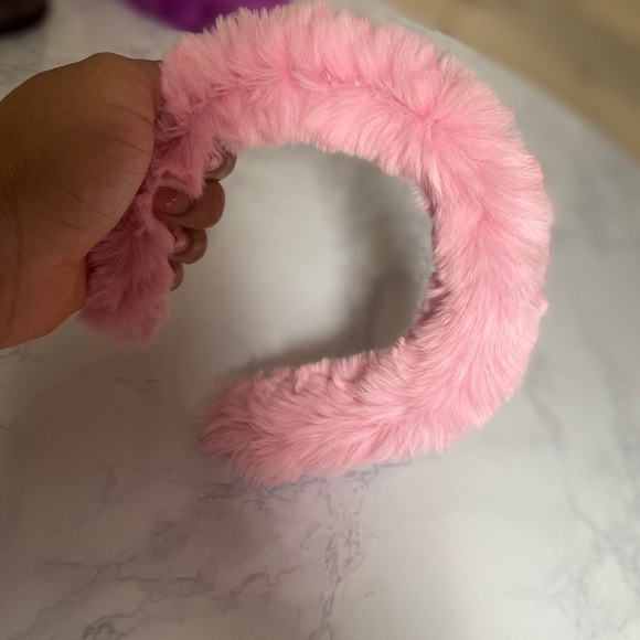 baby fur headband